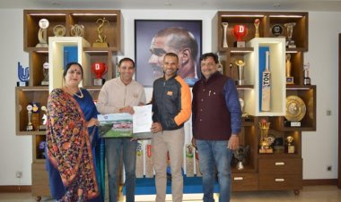 शिखर धवन के डा वन स्पोर्ट्स ने ब्लूमिंग डेल्स इंटरनेशनल स्कूल श्री गंगानगर के साथ किया राजस्थान की पहली विश्व स्तरीय खेल प्रशिक्षण अकादमी का शुभारंभ