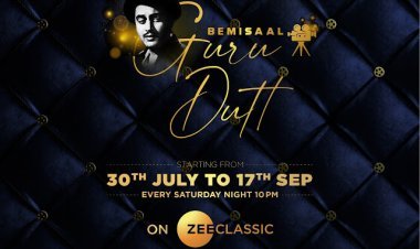 ज़ी क्लासिक की स्पेशल प्रॉपर्टी 'बेमिसाल गुरुदत्त' के साथ मनाया जा रहा है हिंदी सिनेमा के गुरु यानी गुरुदत्त का जश्न